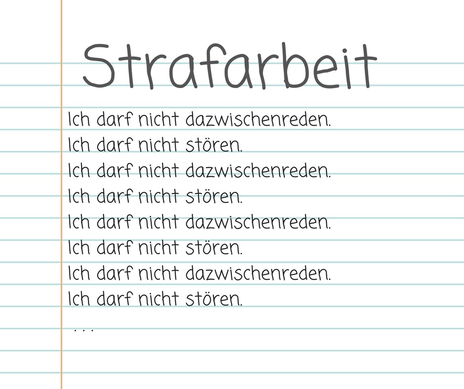 Strafarbeit – StadtLandKind.