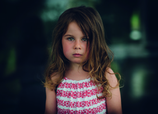 Young girl with beautiful eyes