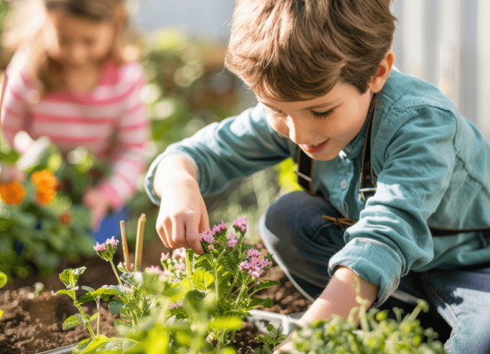 Kindern gärtnern bildschirmfrei